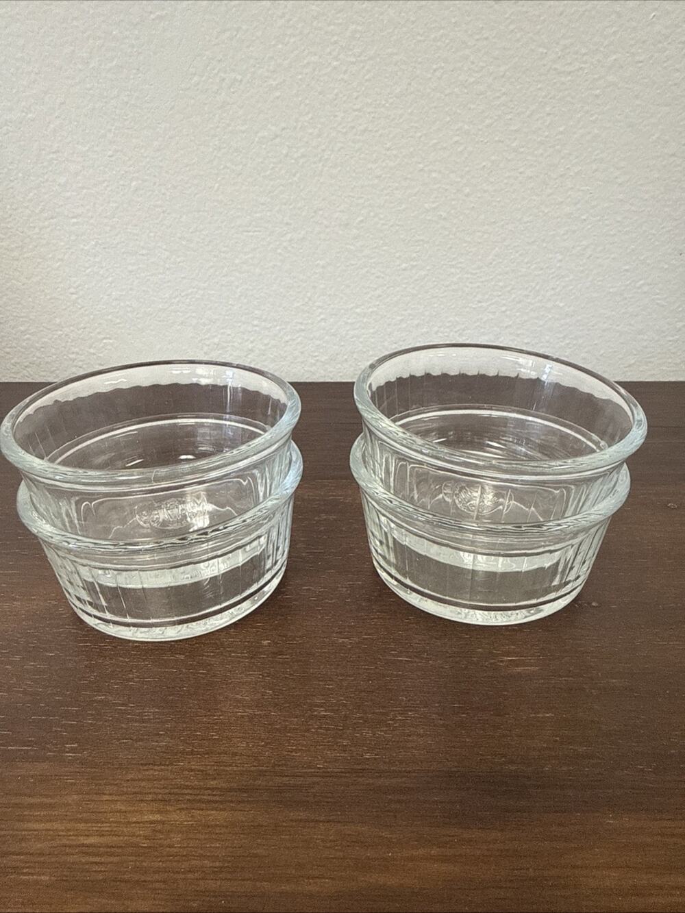Duralex Ribbed Glass Ramekins 8oz Set of 4 Ovenchef